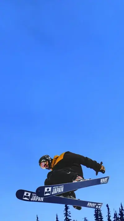 Winter skier mobile2x